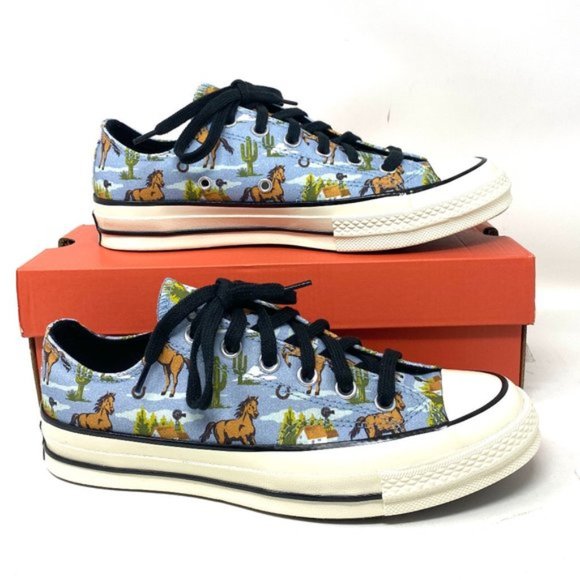 💖MEGA SALE💖Converse CHUCK 70 Shoes Men’s Canvas Low Washed Horses 169820C - Picture 3 of 9